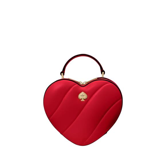 kate spade Handbags - KATE SPADE New York Love Shack Quilted 3D Heart Crossbody in Ruby Red